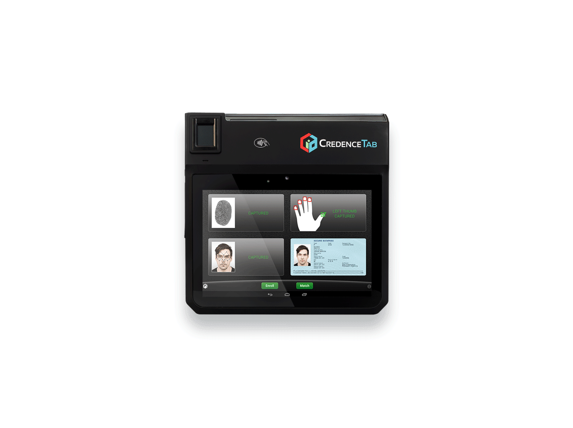 CredenceTAB features shown with animation