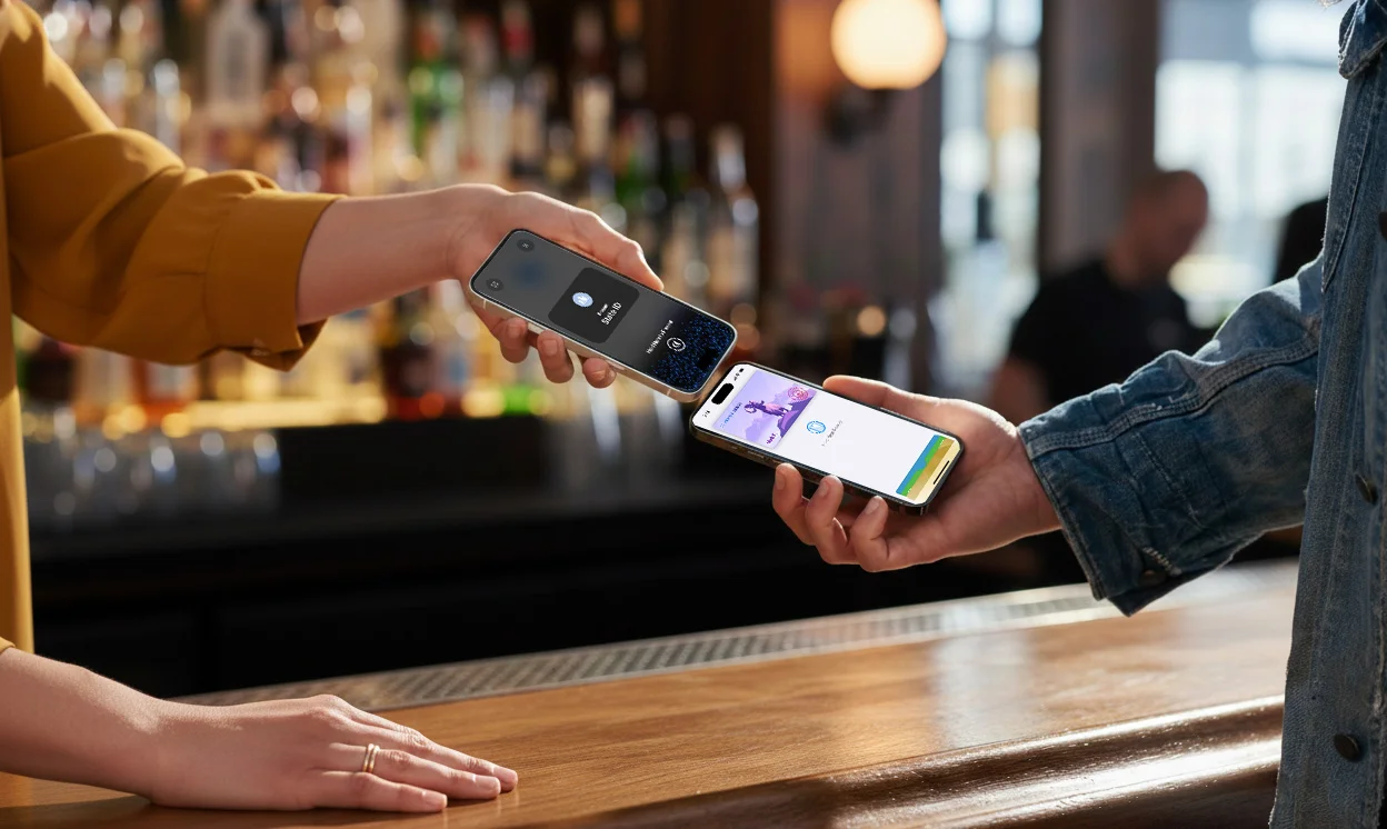 Person verifying mobile ID - stop guessing with cryptographic certainty