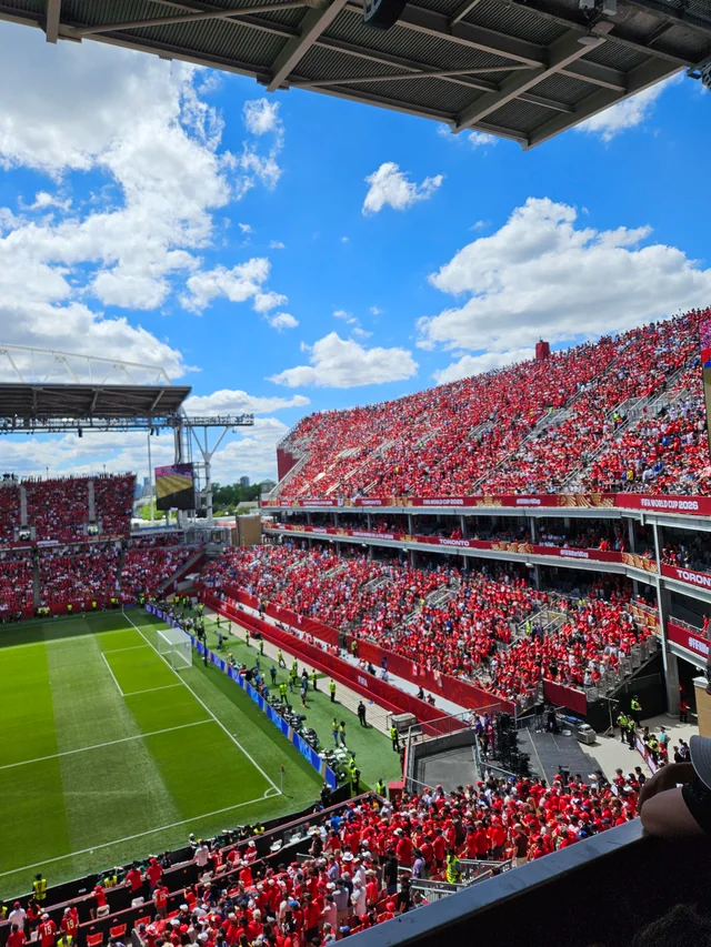 Sports stadium concession stand with Apple Wallet ID verification and Tap2iD Verifier