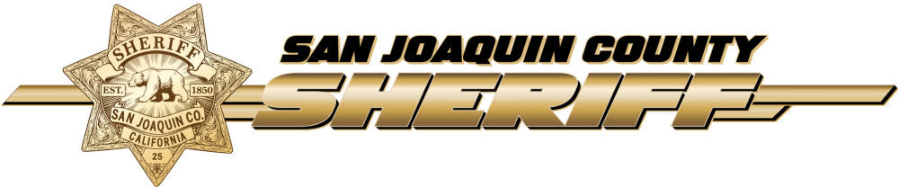San Joaquin County Sheriff badge and wordmark