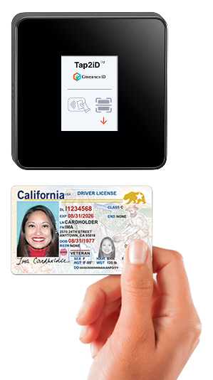 Tap2iD™ dedicated iOT device for ISO 18013-5 compliant mDL